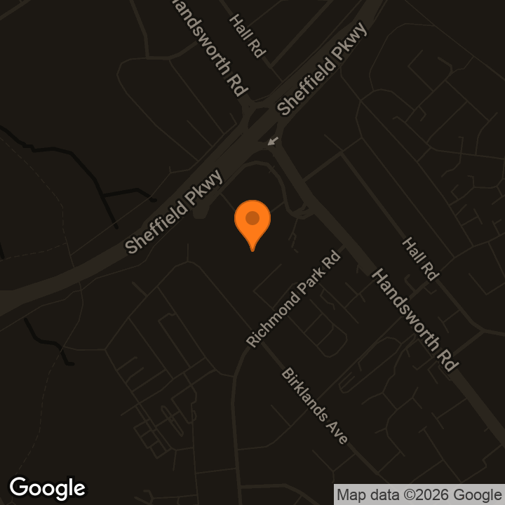 Map showing Asda Pharmacy - Handsworth Road