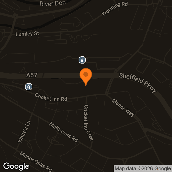 Map showing Buzz Bingo Sheffield Parkway