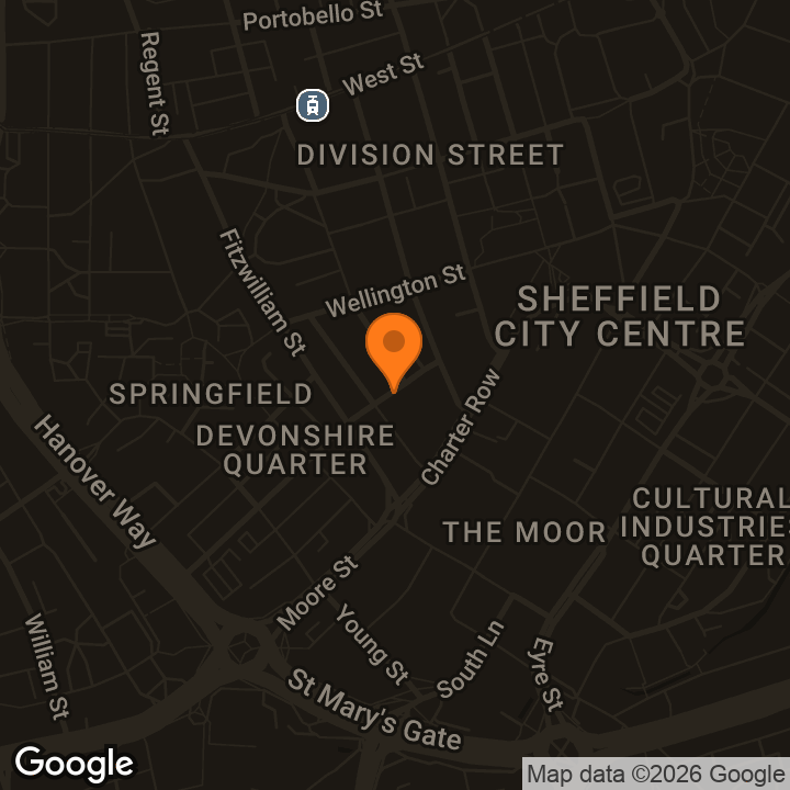Map showing Corporation