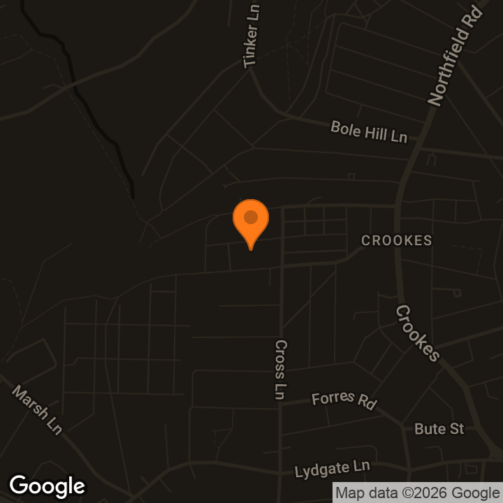 Map showing Crookes Social Club