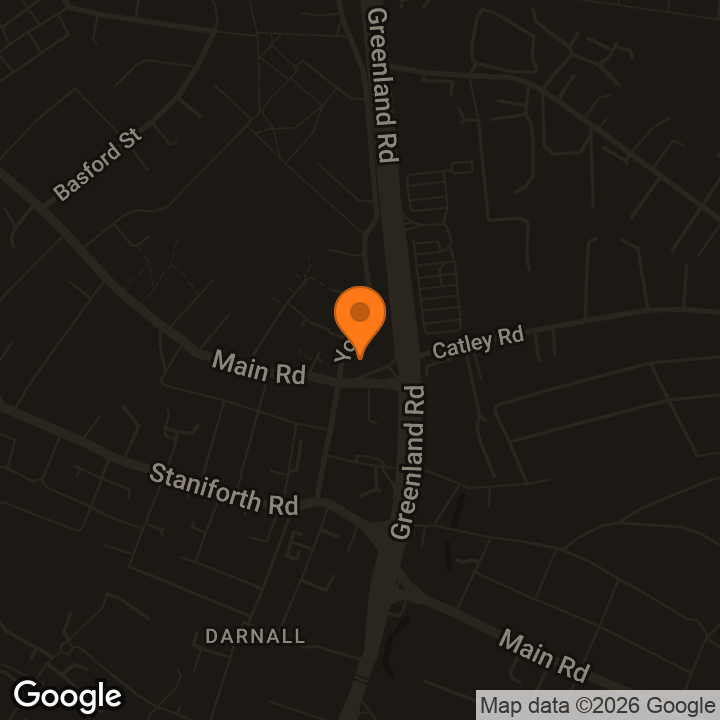 Map showing Darnall Pharmacy