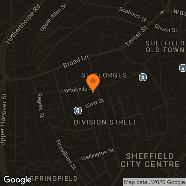 Map showing Fez Sheffield