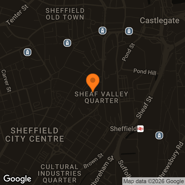 Map showing Graves Gallery
