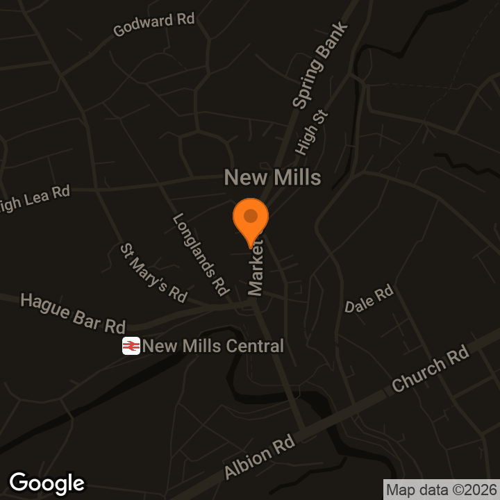 Map showing High Lea Park