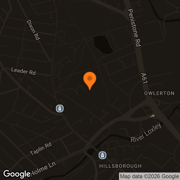 Map showing Hillsborough Park