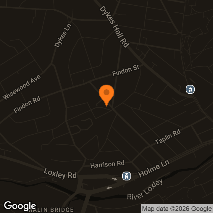 Map showing Hillsborough Social Club