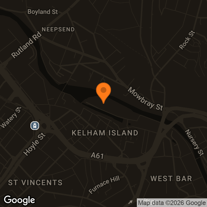 Map showing Kelham Island Museum