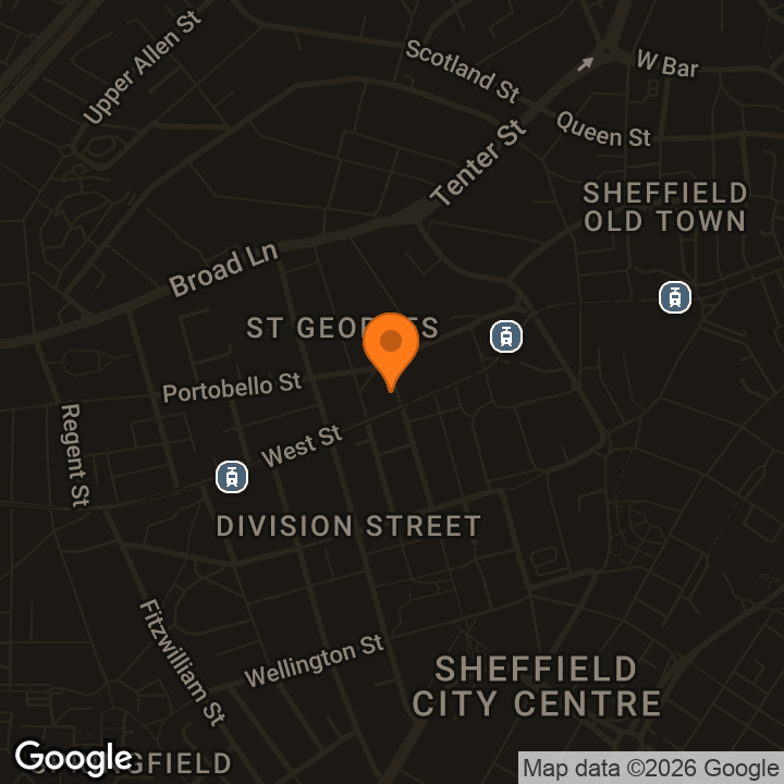 Map showing Maida Vale