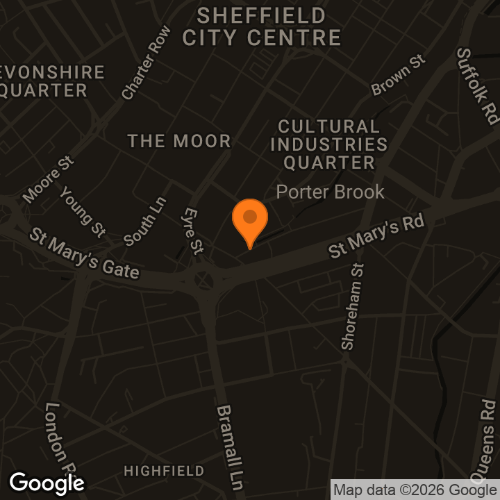 Map showing Mary St Live