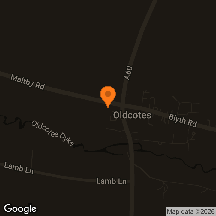 Map showing Oldcotes Car Boot & Sunday Market