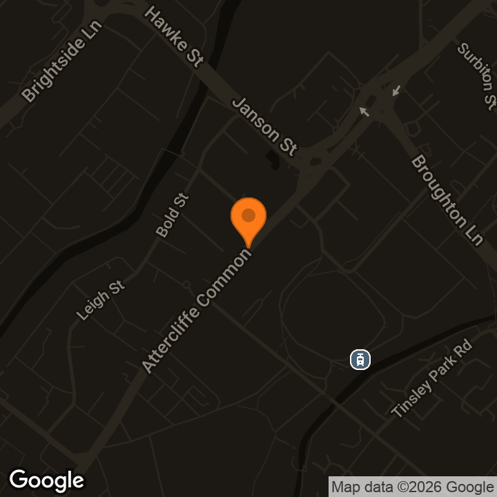 Map showing Premier Inn Sheffield (Arena)