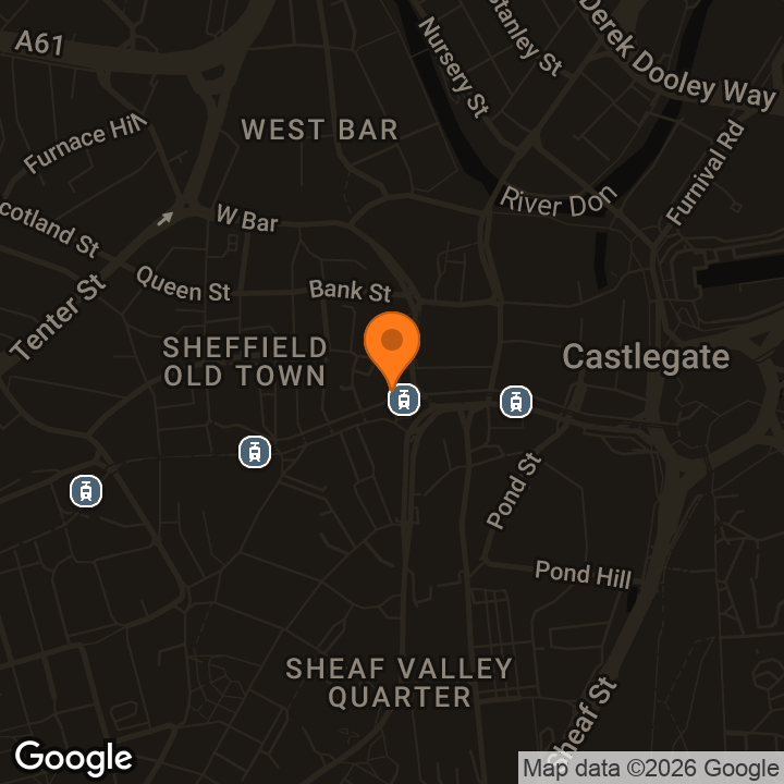 Map showing Public defibrillator