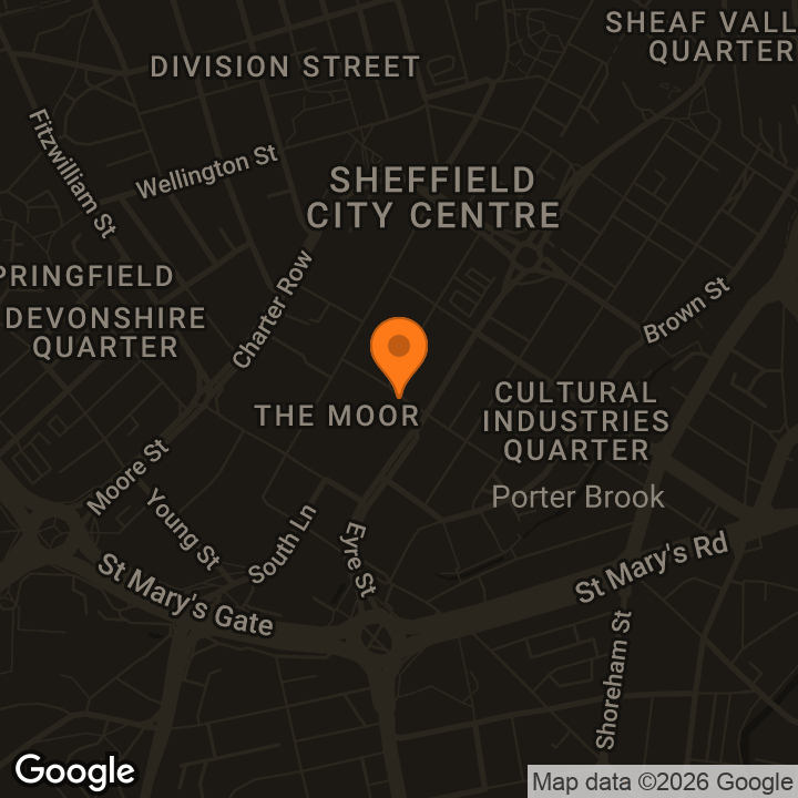 Map showing Public defibrillator