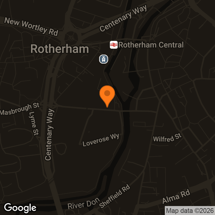 Map showing Public defibrillator
