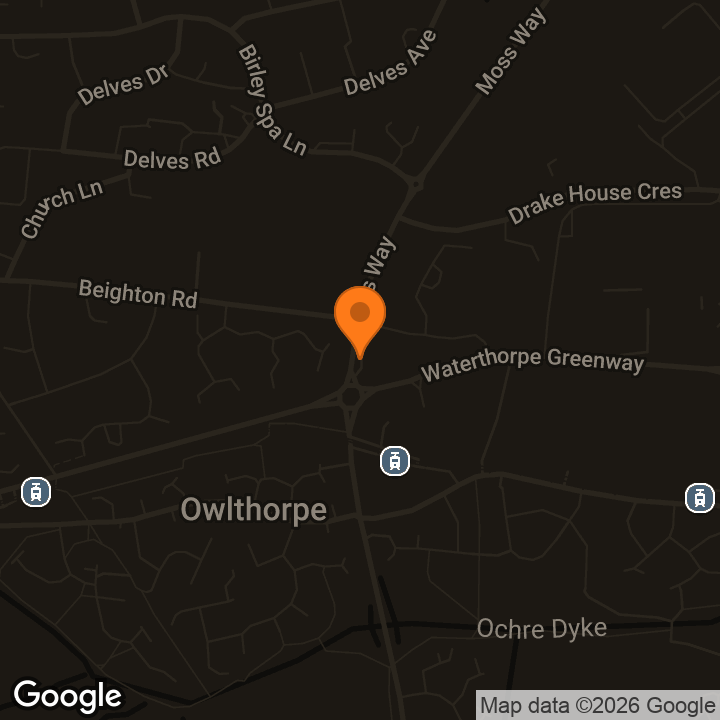 Map showing Public defibrillator