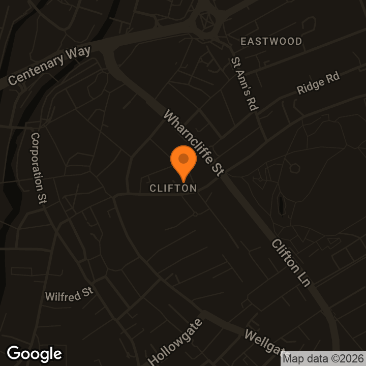 Map showing Rotherham Civic Theatre