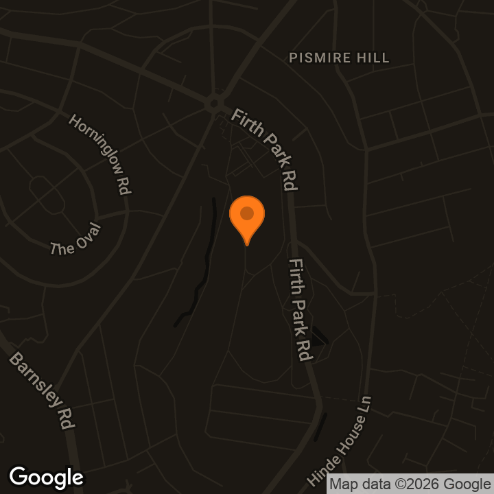 Map showing Sexual Health Sheffield - Firth Park