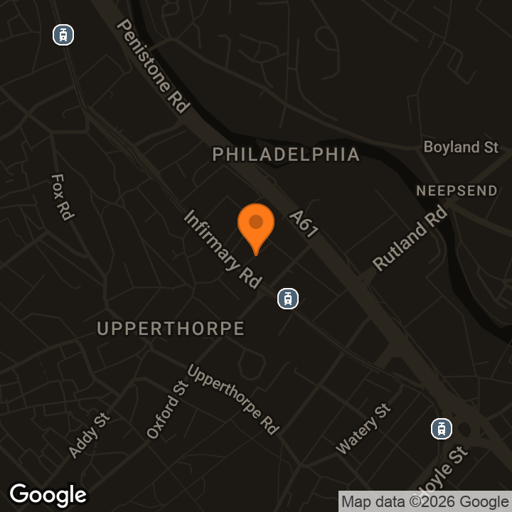 Map showing Sheffield S6 Foodbank Hillsborough