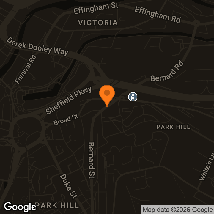 Map showing Sheffield S6 Foodbank Wybourn