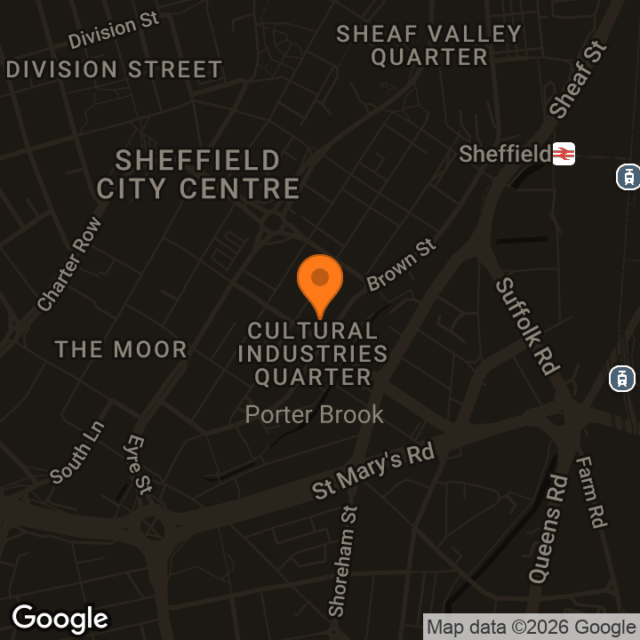 Map showing Sidney & Matilda