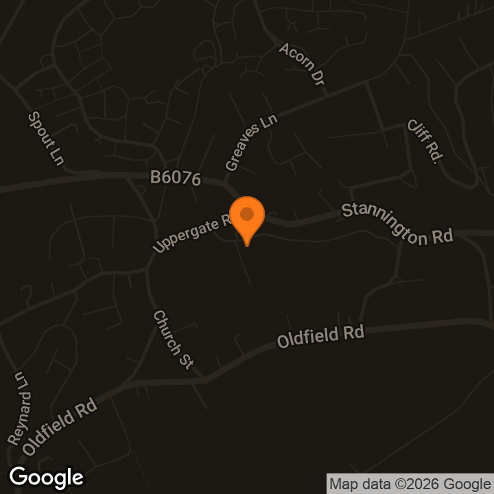 Map showing Stannington Carnival
