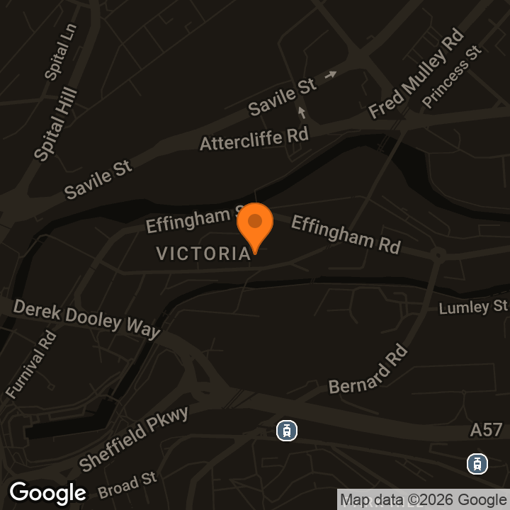 Map showing TBA Multiple Venues Across Sheffield And Rotherham