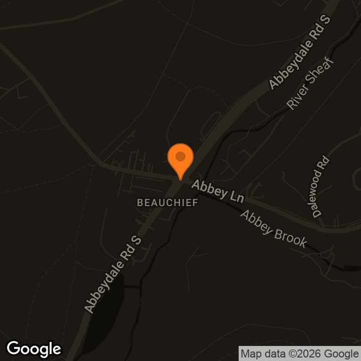 Map showing Tesco Pharmacy - Abbeydale