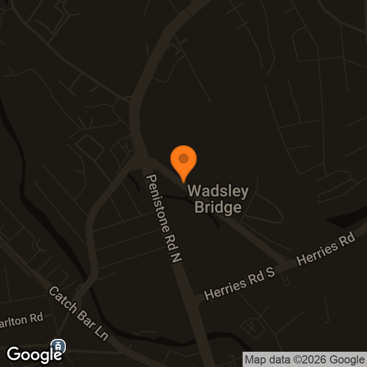 Map showing The Old Forge