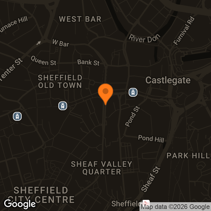Map showing The Yorkshireman