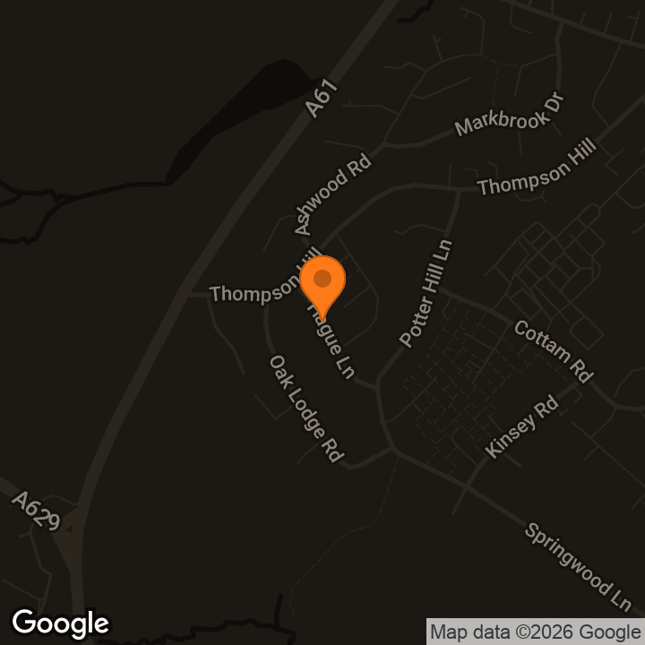 Map showing Thorncliffe Health and Leisure Centre Warm Hub