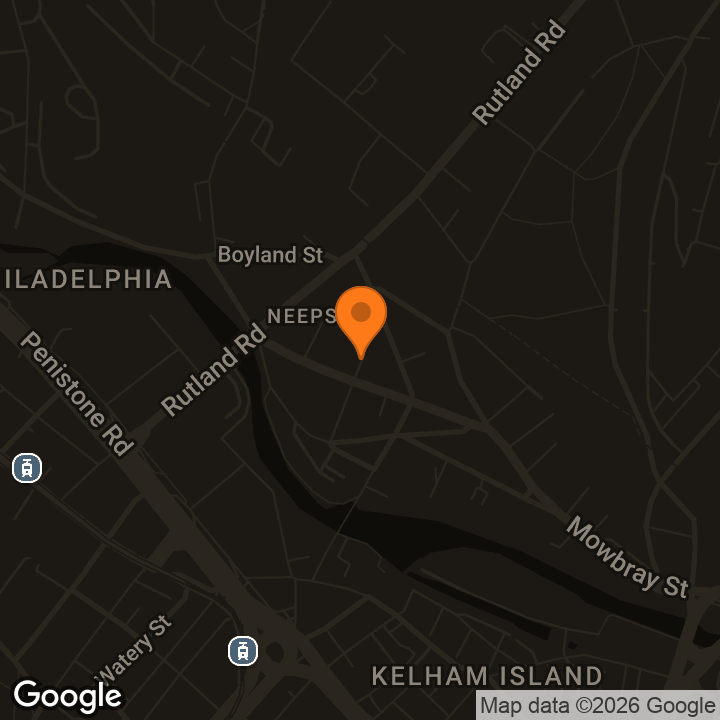Map showing Yellow Arch Studios
