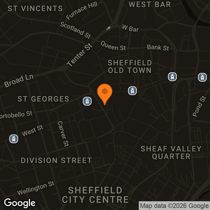 Map showing All Bar One
