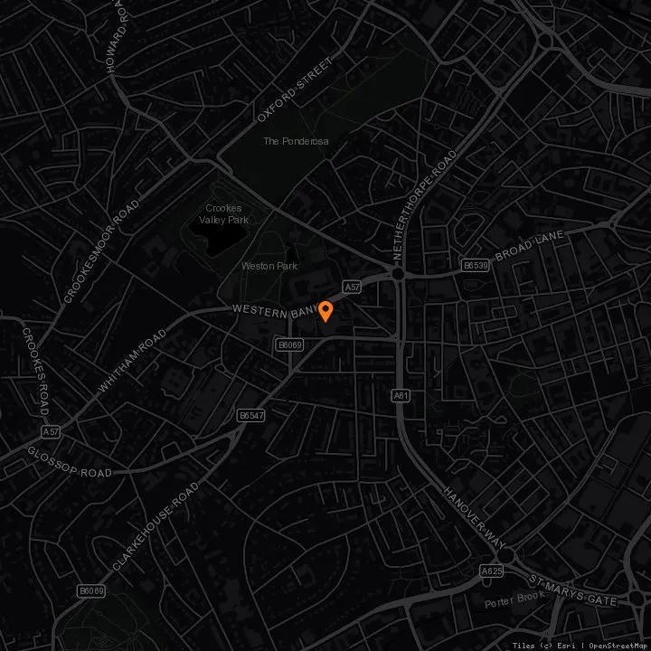 Map showing Foundry