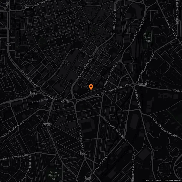 Map showing Mary Street Live