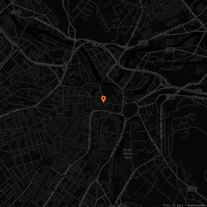 Map showing Raccoon Studios