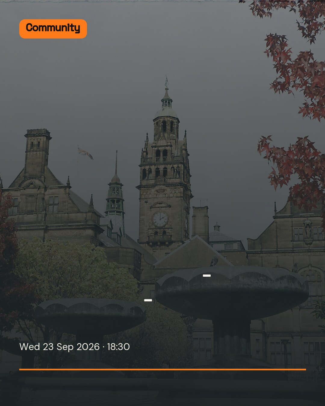 𝗣𝗿𝗶𝘁𝗵𝗶𝗿𝗮𝗷 - 𝗙𝗼𝗼𝗱 𝗦𝗼𝗰𝗶𝗮𝗹 - 𝗘𝗰𝗰𝗹𝗲𝘀𝗮𝗹𝗹 𝗥𝗼𝗮𝗱. Wed 23 Sep 2026.
