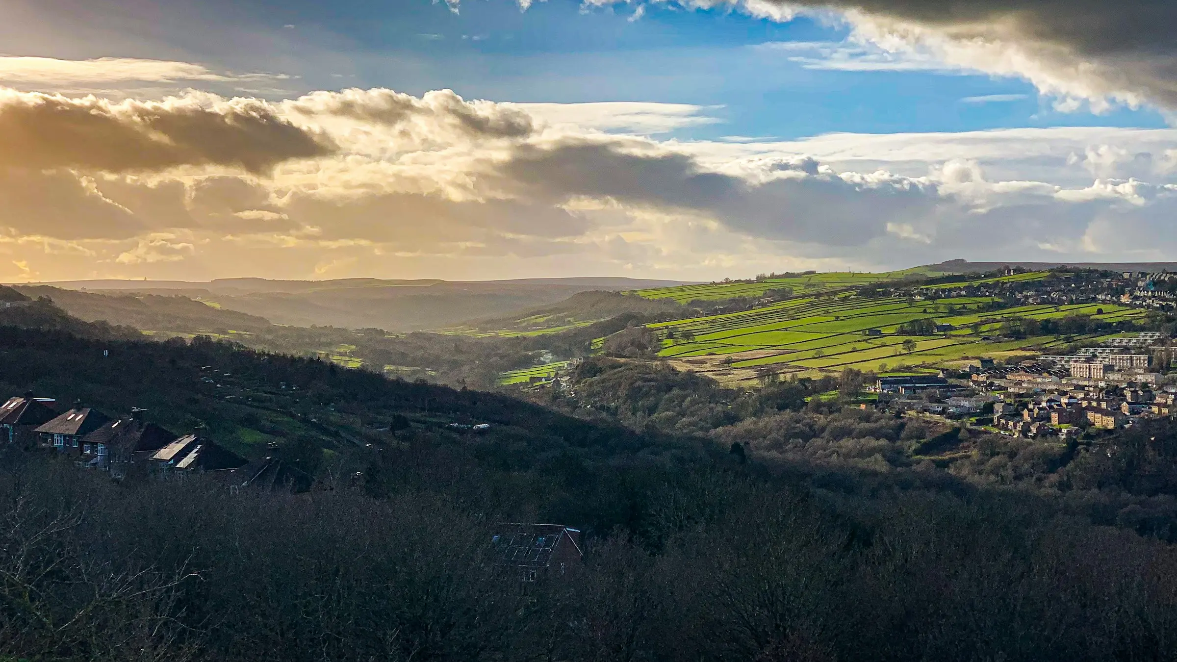 Rivelin Valley.
Shot from Bole Hills, Crookes, Sheffield.