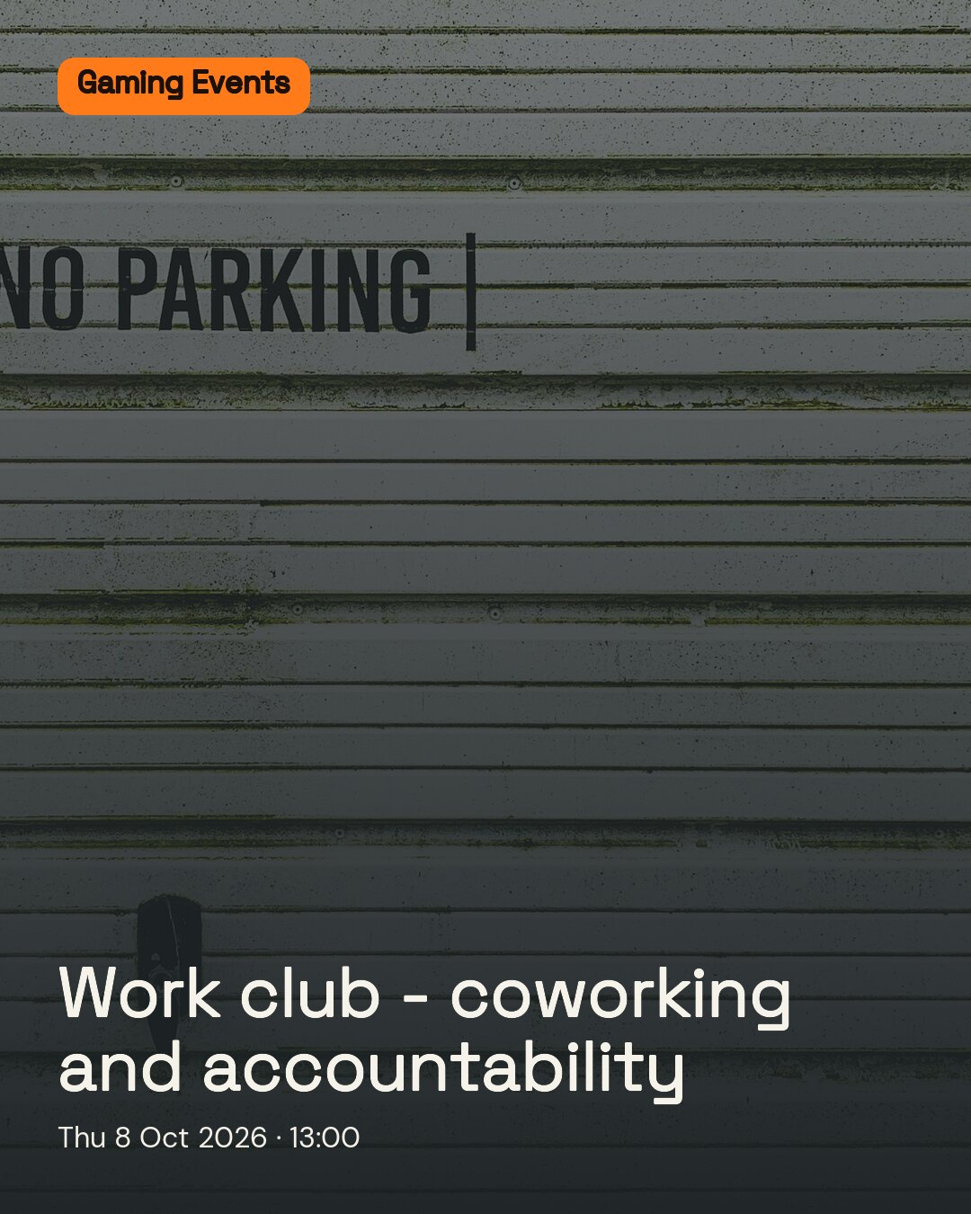 Work club - coworking and accountability. Thu 8 Oct 2026.